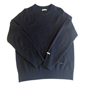 Ferraro Milano Men's V-Next Sweater Dark Navy Blue Size 100 M